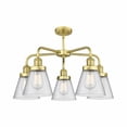 thumbnail image 2 of Innovations Lighting - Cone - 5 Light Stem Hung Chandelier In Art Deco, 2 of 2