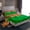 Brown Green, variant on Castle Fairy Pixelated Blocks Miners Twin Sheet Sets,Geometric Plaid Video Game Bedding