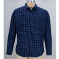 thumbnail image 6 of FAVIPT Mens Oxford Shirts Long Sleeve Plaid Big and Tall Solid Casual Button Down Collar Shirts Dress Shirts with Pocket 2024 Blue,M, 6 of 7