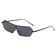 thumbnail image 2 of Gafas de sol cuadradas retro Yuyangstore para mujer Gris negro, 2 of 7