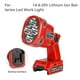 thumbnail image 5 of For 14.4-20V Lithium Ion Batteries LED Work Light Light Cordless Handheld Spotlight, 5 of 5