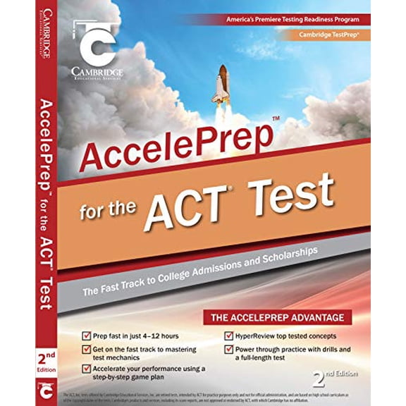 Pre-Owned AccelePrep for the ACT Test, 2nd Edition, 9781588943200, 1588943208, Paperback,