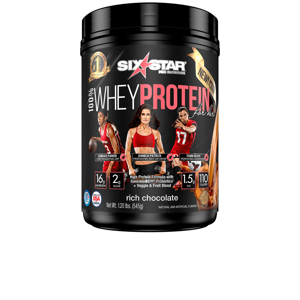 100 Whey Protein for Women, Whey Protein Blend with Probiotics, Fiber