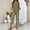 Army Green, variant on Women's 2 Piece Casual Outfit Set Casual Summer Wide Leg Crop Pants and Top Matching Suits