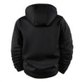 thumbnail image 4 of Havenx Mens Fleece Jacket Plus Size Sherpa Lined Full-Zip Hooded Jackets Big and Tall Sport Outdoor Wear Sherpa Warm Outwear for Outdoor,Black 2XL, 4 of 4