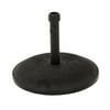 GDF Studio Gretna Outdoor 33 lbs Circular Concrete Umbrella Base, Black