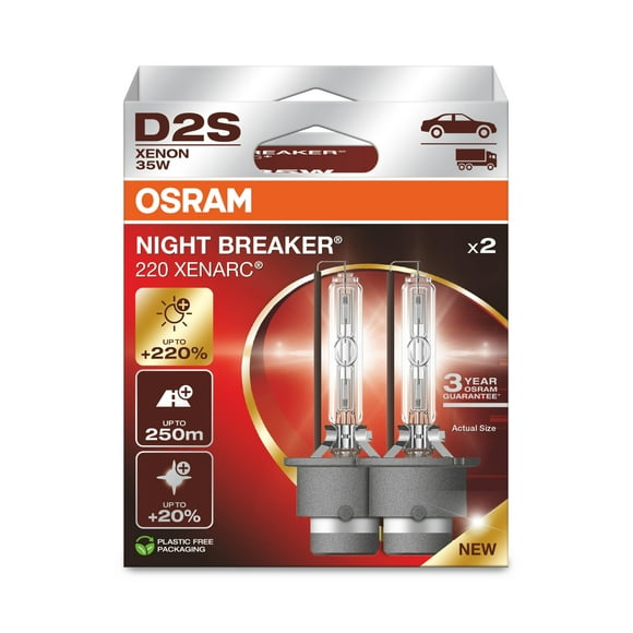 Foco para Vehículo OSRAM Night Breaker 220 D2S Xenón Paquete de 2