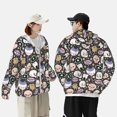 thumbnail image 5 of Picia cartoon cute Skull star Women's Men's UPF 50+ Sun Protection Hoodie Shirt Long Sleeve SPF Fishing Outdoor UV Hiking Lightweight Shirts-Medium, 5 of 9