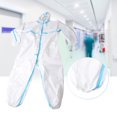 thumbnail image 1 of Suit, Individual Packaging Protective Effects Personal   for Laboratories for Sentry Boxes for Hospitals L, 1 of 8