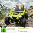 thumbnail image 3 of 24V 10AH 2 Seater Electric Ride on Car for Kids with Remote Control, Wanan 4WD/AWD Ride on Toys for Kids 3-10 Years, 3 of 6