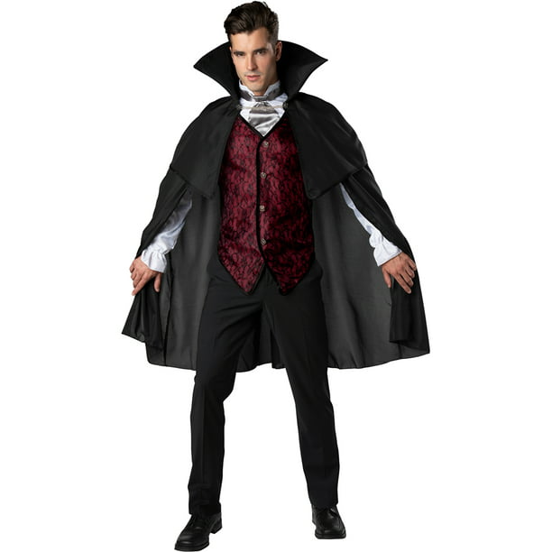 Mens Classic Vampire Costume size Medium - Walmart.com
