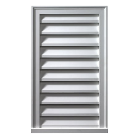 

14 W x 30 H x 2 P Brick Mould Style Vertical Louver Non-Functional