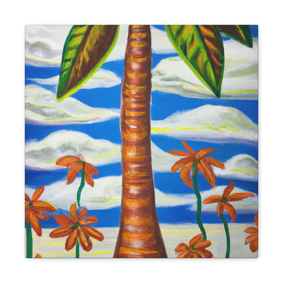 Palm Tree Surreality - Canvas