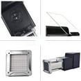 thumbnail image 3 of Sopito Electric Potato Cutter, Stainless Steel French Fry Cutter with 1/2in Blade & 3/8in Blade Great for Potatoes Cucumbers Carrots, 3 of 6