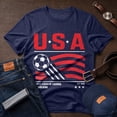 thumbnail image 4 of Jollimate United States Of America Soccer Club T-Shirt, USA Fan Shirt, Soccer Lover Gift, 4 of 6