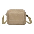 thumbnail image 1 of Bolso de hombro de felpa para mujer Otoño con cierre de cremallera Bolso de mano Bolso de mensajero Sunnimix bolsos de hombro de felpa, 1 of 6