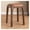 Brown, variant on Wooden Stool Stackable Bar Stools,Portable Backless School Chairs with Square Top,Stacking Stools Kitchen Island Barstools for Dining Room