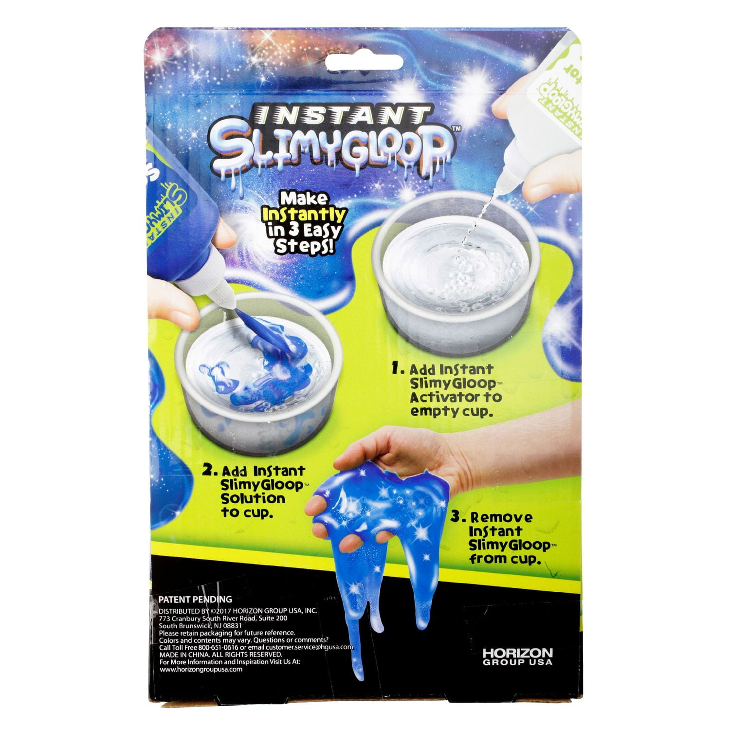 HORIZON GROUP USA Instant SlimyGloop DIY Kit - Galactic