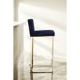 thumbnail image 3 of Pangea Home Dexter Bar Stool Velvet Navy & Gold, 3 of 9