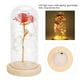thumbnail image 4 of Lámina de oro Rosa Simulación Flor Luz de noche Lámpara de noche LED para fiestas de cumpleaños Año nuevo Día de San Valentín Regalo de Navidad Presente rosa Khall Tendencias, 4 of 6