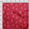 thumbnail image 2 of oneOone Georgette Viscose Fabric Branch & Owl Block Print Fabric By The Yard 42 Inch Wide, 2 of 4