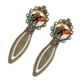 thumbnail image 2 of Elephant Vintage Copper-Colored Lace Bookmarks Set of 2 - Stainless Steel Book Markers for Reading Accessories and Book Lovers, 2 of 5