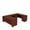 Mahogany, variant on Pemberly Row Engineered Wood 72W U Shaped Desk with File Cabinets - Mocha Cherry