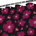thumbnail image 3 of Pioneer Flower Floral Print Pattern Shower Curtain 72"x72" ,Bathroom Decorative Shower Curtains Set with 12 Hooks,Modern Waterproof Washable Shower Curtain, 3 of 6