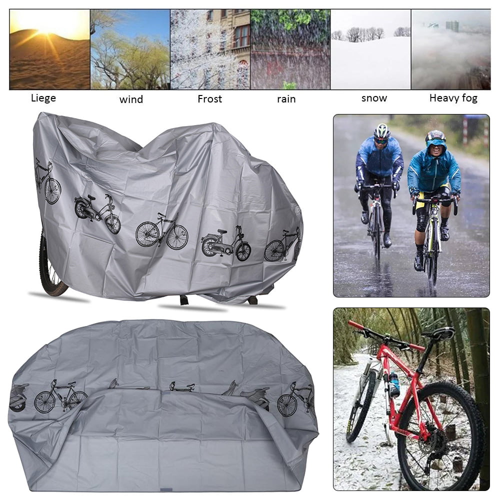 Heavy Duty Waterproof Bicycle Cover Bike Sun/Rain/Snow/Dustproof UV Protector 
