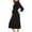 Black, variant on Horkkom Robes for Women Plus Size Thin V Neck Bathrobe Lightweight Soft Short Slevee Color Block Nightgowns With Pockets(M,XL,3XL), Gifts for Women