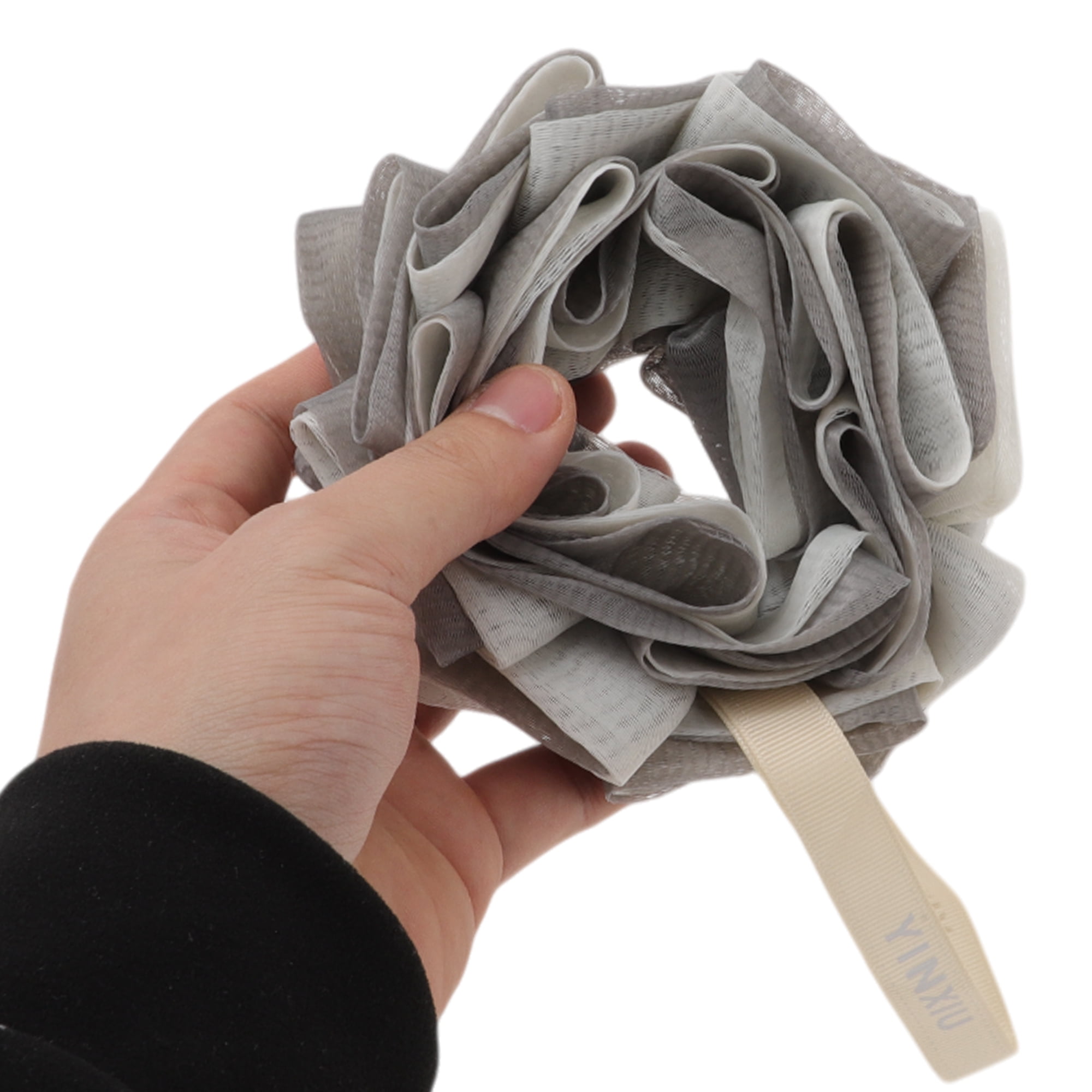Unique Bargains Convenient Bath Shower Loofah Sponge 1 Pc Gray