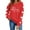 Red-1, variant on Women's Valentine's Crewneck Sweatshirt with Heart Print Long Sleeve Pullover for Romantic Celebrations Pink-2 S