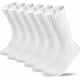 thumbnail image 1 of Lot 3-12 Pares de Calcetines Deportivos Sólidos para Hombre Talla 10-13 (Blanco, Paquete de 12), 1 of 2