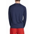 thumbnail image 2 of Men's Speedo 7748221 Easy Regular Fit Long Sleeve Swim Shirt (Peacoat 2XL), 2 of 2