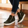 thumbnail image 6 of Cushionaire Hart Womens Casual Shoes with Dual Zippers- Lightweight Hidden Wedge Fashion Sneakers for Women, 6 of 17