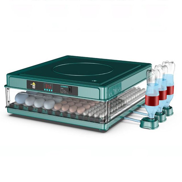 de huevos inteligente automática Máquina de incubación de huevos pequeños Pantalla LED Control de temperatura extraíble de 130huevos Fernando Incubadora automática de huevos