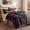 3-grey, variant on U by Bedsure Fluffy Comforter Set Queen, White Faux Fur Comforter Set, Soft Shaggy Plush Bubble Queen Size Bedding Comforter Sets, 3 Pieces Luxury Fuzzy Bed Set