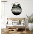 thumbnail image 5 of Bless Our Nest Sign for Front Door Hanging Seasons Sign Outdoor Rustic Round Wood Wreaths Wall Decor Farmhouse Porch Wreaths Decorations Housewarming Gift, 5 of 6