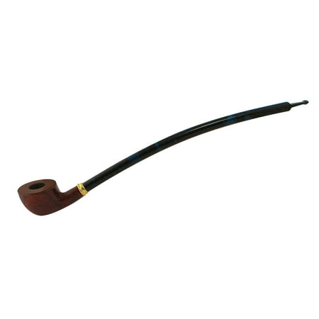 Shire Pipes Curved Engraved Cherry Wood Tobacco Pipe -