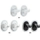 thumbnail image 3 of 2 uds ganchos adhesivos abrazadera de suspensión pegajosa fácil para baño de cocina (negro) JShteea Libre de BPA, 3 of 8