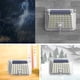thumbnail image 5 of Luz de calle de pared solar al aire libre Sensor de movimiento automático 10W 6000-7000K Lámpara de valla LED Iluminación de camino de luz solar ajustable Methold HA009671-00, 5 of 6