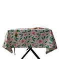 thumbnail image 1 of Rectangle Tablecloth, Christmas Polyester Table Cloth, Spillproof Heavy Weight Table Cover, Washable Table Cover with Dust-Proof Wrinkle Resistant, for Birthday Party 140*200cm, 1 of 5