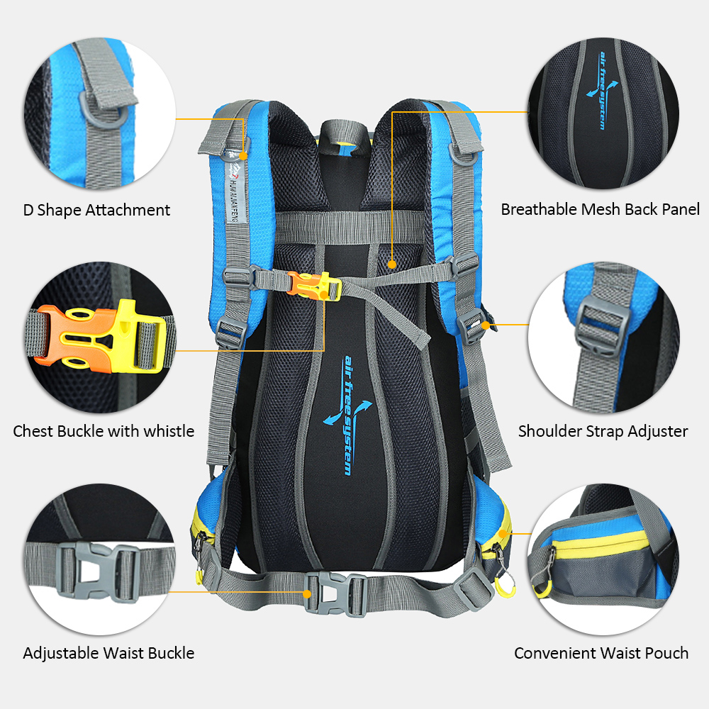 school backpack with chest and waist strap