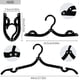 thumbnail image 3 of Travel Hanger Portable Folding Hanger Foldable Clothes Drying Rack, 3 of 5