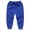 Blue, variant on CPNG Baby Toddler Kid Boys Girls Casual Wide Leg Solid Color Sweatpants Elastic High Waist Loose Pants Drawstring Casual Pants(Black,7-8 Years)