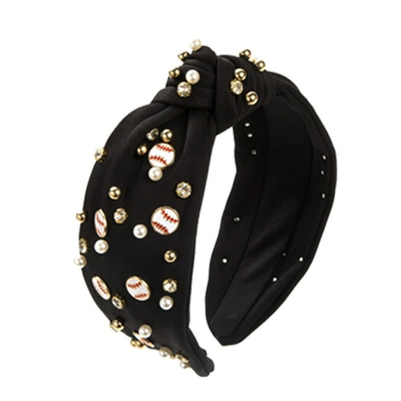 Mqqzkk Womens Headbands Knotted Head Bands No Slip Fashion Wide Top Knot Turban Hair Hoops for Girl