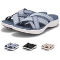 thumbnail image 1 of Comfortable Recovery Orthopedic Walking Plantar Fasciitis Slides Sandals for Women with Arch Support Wide Width, 1 of 8