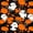 Orange Black, variant on Homewish Simple Halloween Spider Twin Quilt Set,Tiny Bug Print Twin Coverlet Set,Orange Black,2-Piece