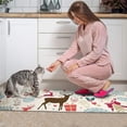 thumbnail image 3 of Multicolor Christmas Deer Pattern Kitchen Rugs Sets Of 2,Anti Fatigue Kitchen Mat Rugs Non Slip Washable,Decorative Kitchen Floor Mats for Kitchen,Sink,Laundry,17"x30"+17"x47", 3 of 7