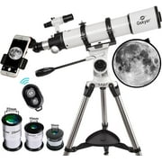 Open Box Gskyer Telescope 600x90mm AZ Astronomical Refractor Telescope - White